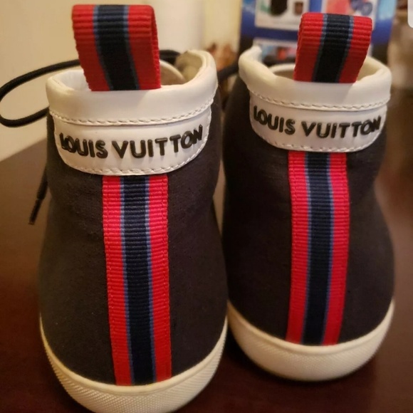 Mens Louis Vuitton Chukka Ankle boots Blue - Picture 4 of 8